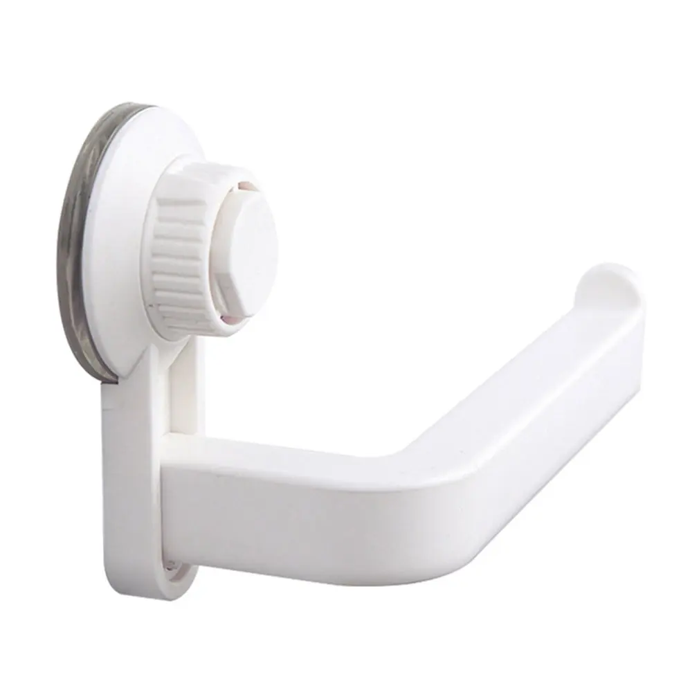 Присоска стойка для кухни ванной комнаты водонепроницаемый влагостойкий держатель для полотенец держатель для туалетной бумаги настенный - Цвет: Серый