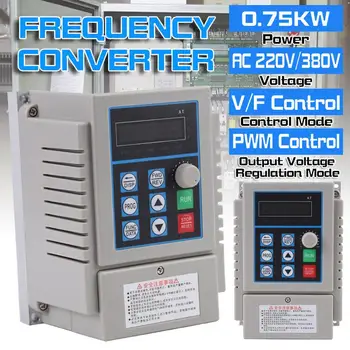 

220V AC Variable Frequency Drive Inverter Single To 3-Phase CNC Motor Speed VFD Variable Frequency Drive Converter