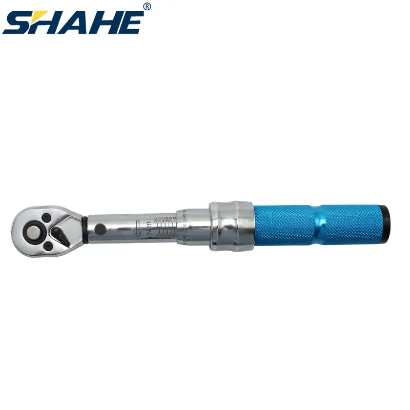 Shahe 1-6N.m Professional Adjustable Torque Wrench 1/4'' car Spanner Car Bicycle Repair Hand Tools