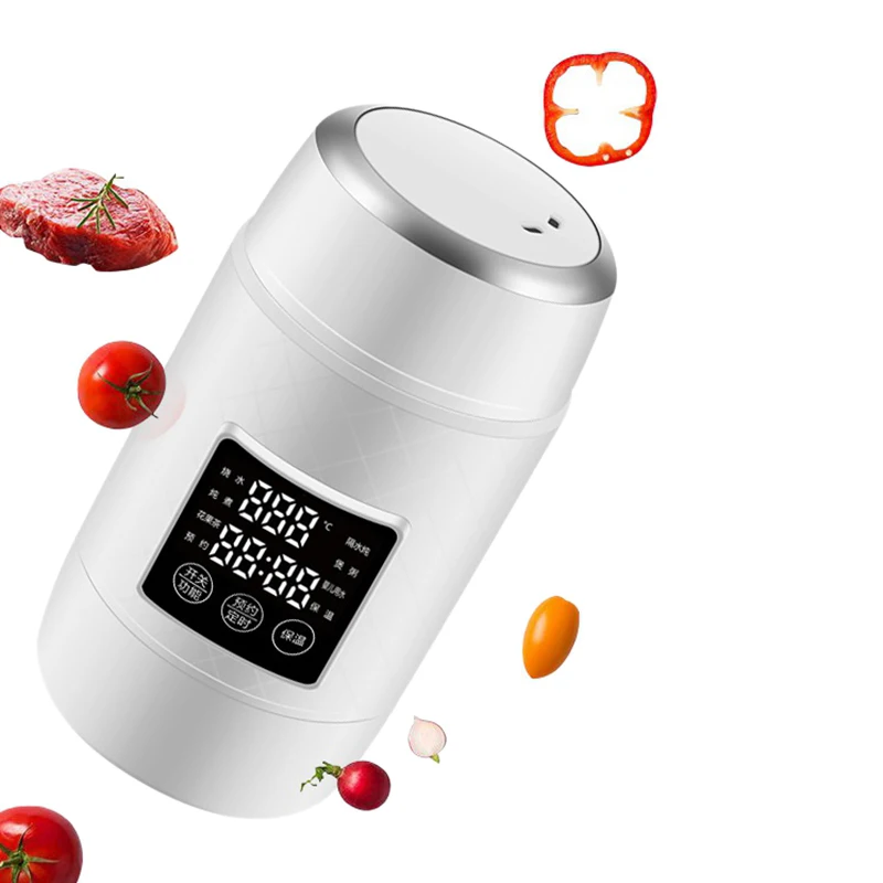 700Ml Multifunctional Electric Kettle Smart Contact Control Heating Cup Portable Mini Electric Soup Pot for Travel