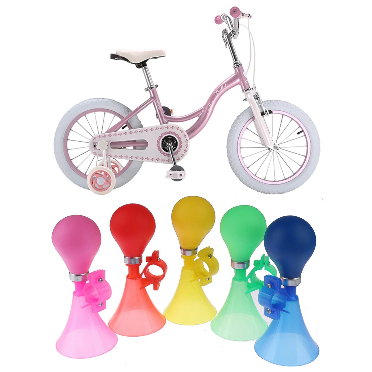 Bicycle Bell Ladybug Beetle Boll Ladybird Alarm Bike Metal Girls Kids Pink X5U2 