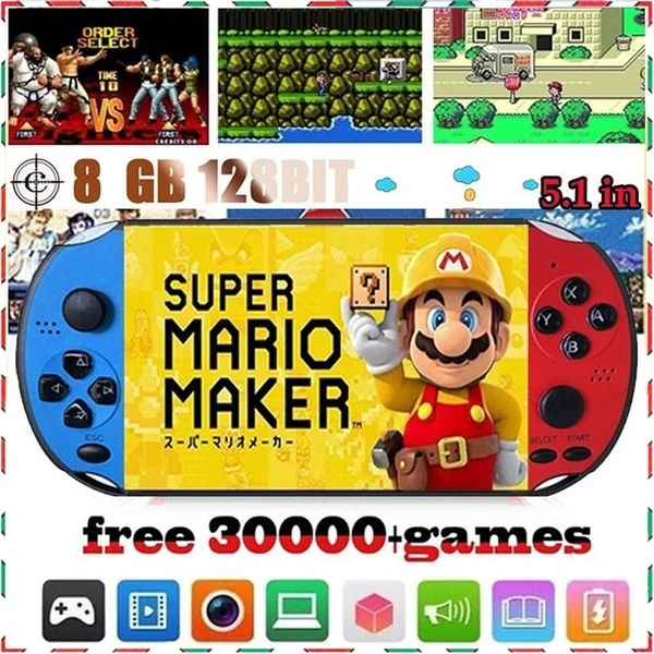 

Best Gift Video Game Console Free 30000 Games MP5 PlayersX12Pro Upgrade Game Console Handheld Game Console 2/8GB Game Console