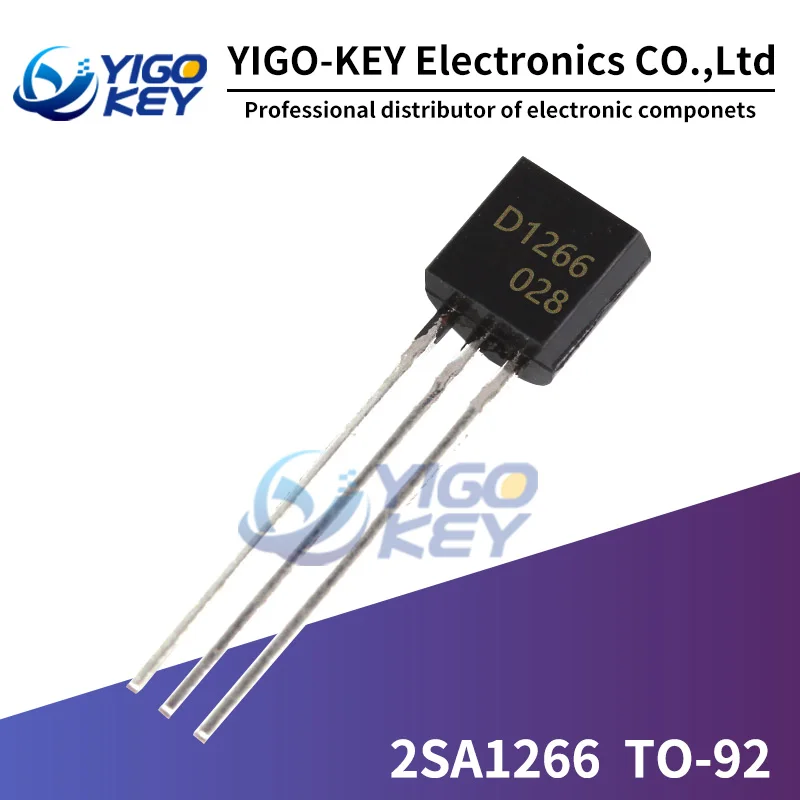 100Pcs 2SA1266 TO92 A1266 TO-92 New Triode Transistor | Электронные компоненты и принадлежности