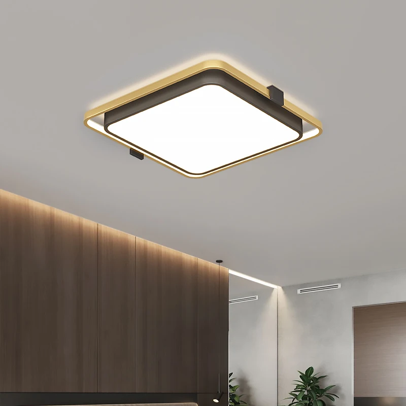 Светодиодная потолочная лампа минималистичный Круглый/квадратный светильник