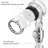 Pressurized Nozzle Turbo Shower Head One-Key Stop Water Saving High Pressure Shower Head Magic Water Line Bathroom Accessor 5