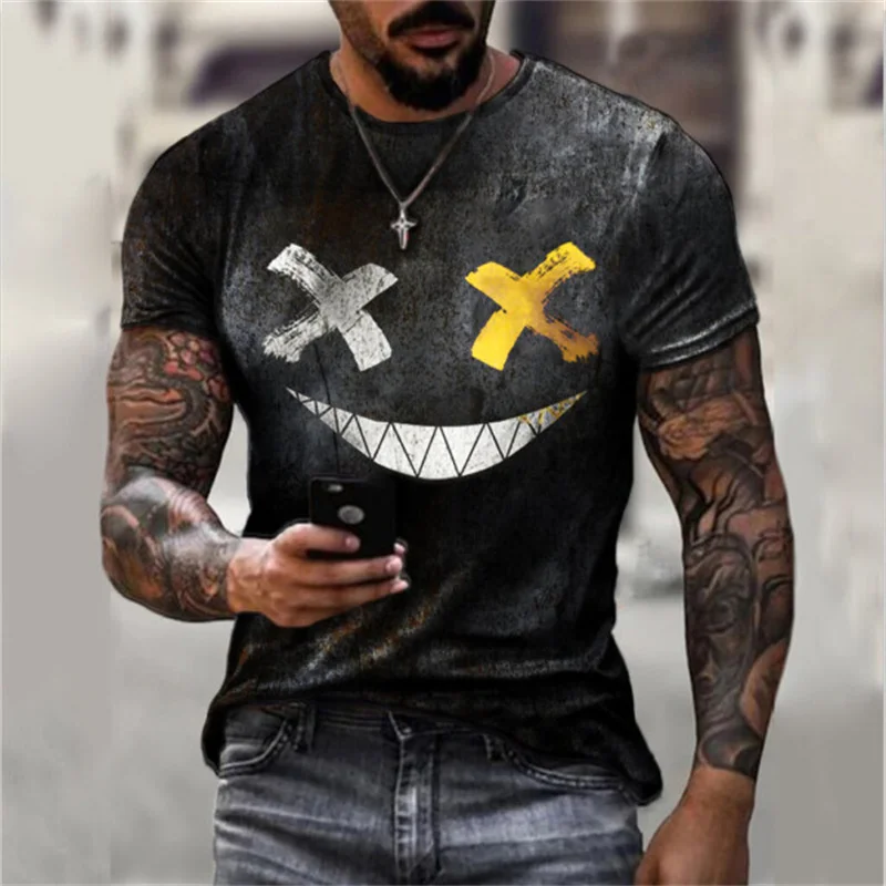 3D Triumph Motorcycle Print T-shirt Oversize Tshirt Unisex Round Neck Summer Men's Clothing Short Sleeves Cool Male Tops Tees