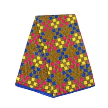 Ankara African cotton Wax Prints Fabric Nigerian dutch Wax High Quality 6 Yard Fabric For Party Dress