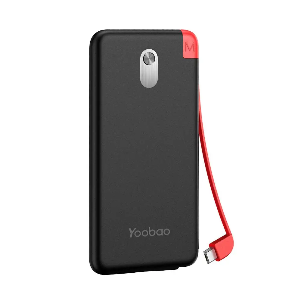 Yoobao S5K 5000 мАч встроенный съемный кабель power Bank Внешняя батарея Ультра тонкое портативное зарядное устройство для мобильного телефона power bank Yoobao S5K 5000 мАч встроенный съемный кабель power Bank Внешняя батарея Ультра тонкое портативное зарядное устройство для мобильного телефона power bank