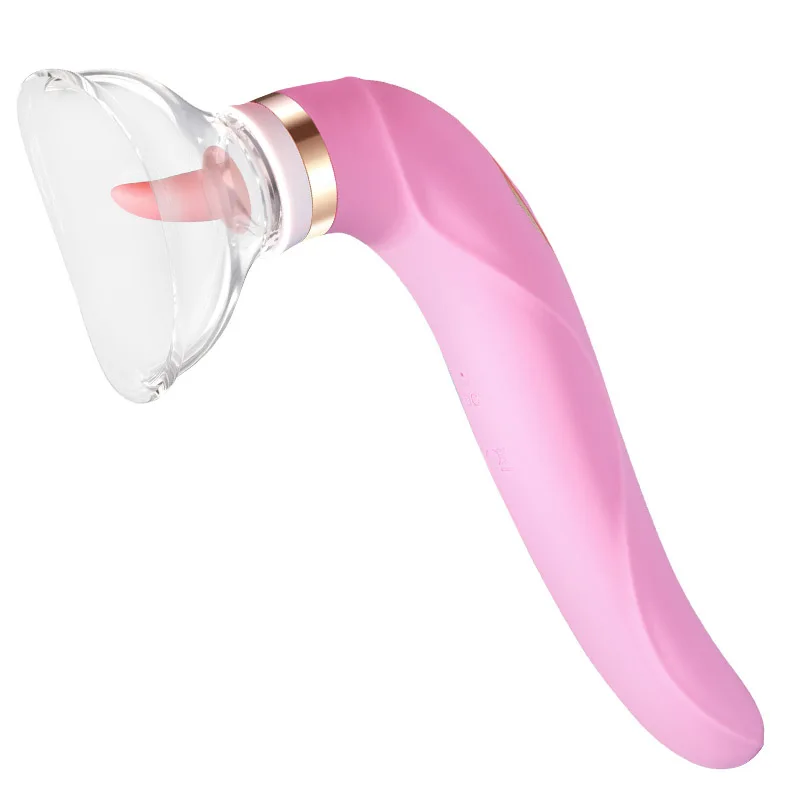 Oral Sex Pussy Sucking Dildo Vibrator Tongue Licking Clitoris Stimulator Nipple Sucking Vibrator Sex Toys for Woman Masturbate 4