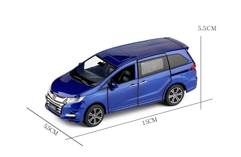 JackieKim 1:32 Honda Odyssey звук и свет откатной литой модельный автомобиль