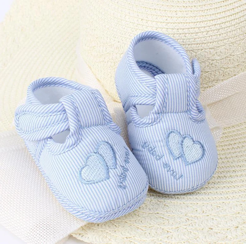 Обувь для новорожденных девочек от 0 до 12 месяцев; детская обувь из однотонного хлопка с Микки; обувь для малышей; Sapatos Infantil; детская обувь - Цвет: lanxin