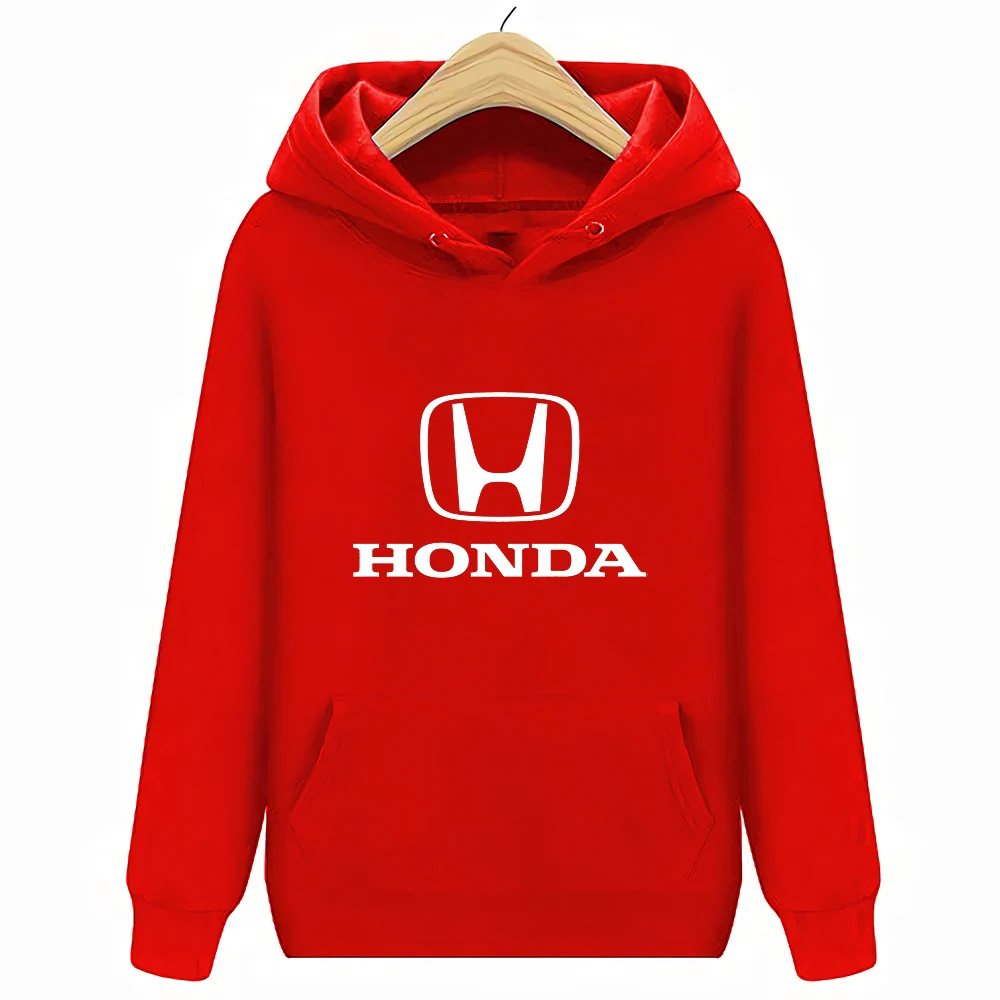 Honda Tall стандартный логотип толстовки - Цвет: Красный