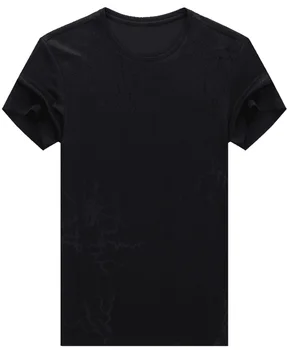 

Summer new design men O-Neck short sleeve T-shirt black red green n01 An