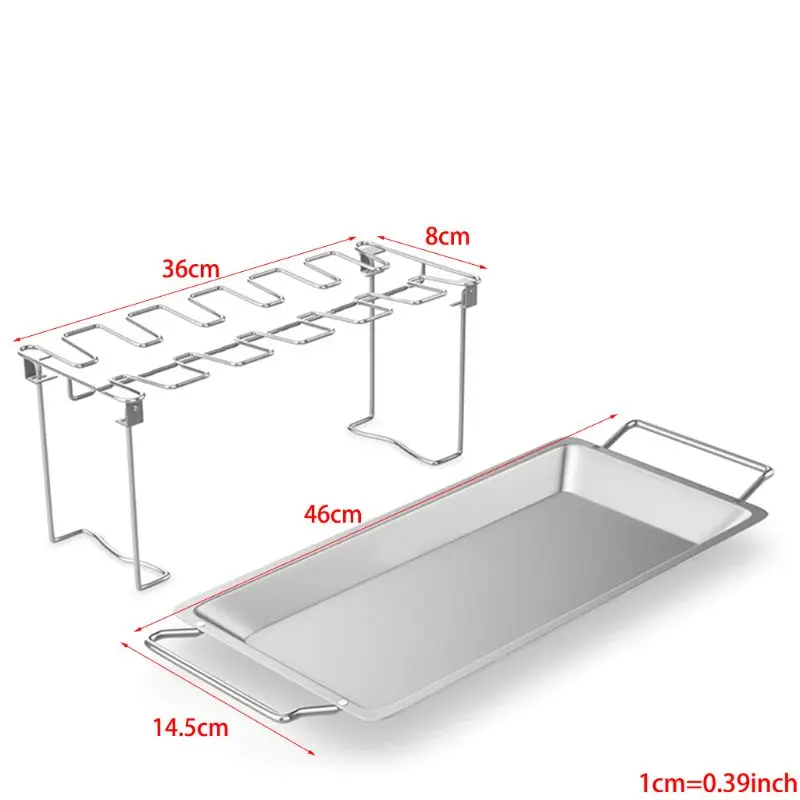 Инструменты курица крыла ноги стойки для гриля коптильня печь нержавеющая сталь Вертикальная жаровня стенд в барбекю безопасный барбекю Аксессуары гриль