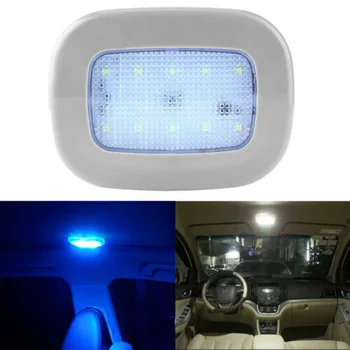 

Car Dome Roof Ceiling Interior Sucker Reading Light Trunk Lamp Blue LED Bulb Built-in 320mAh Battery Car LED Reading Light