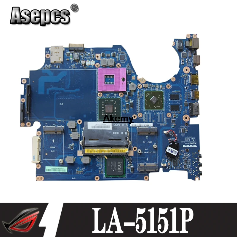 H668P CN-0H668P 0H668P KAT00 LA-5151P для Dell Studio 1745 Материнская плата ноутбука 216-0728014