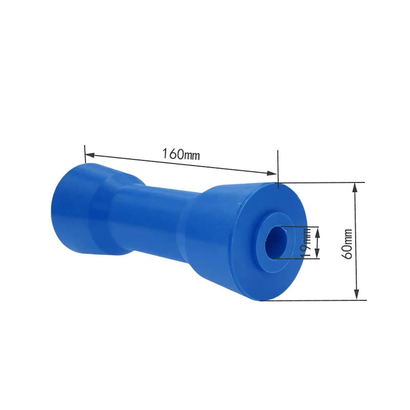CVP Keel Rroller for Boat Trailer Blue PE Boat Trailer Roller Parts.