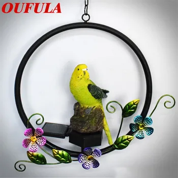 

Hongcui New Product Solar Lawn Light Parrot LED Resin Crafts Decoration Garden Landscape Light