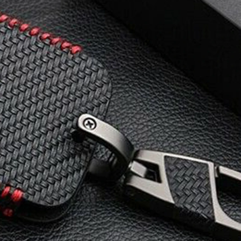 Кожаный защитный чехол для автомобильного ключа брелок Renault Captur Clio Megane|Футляр