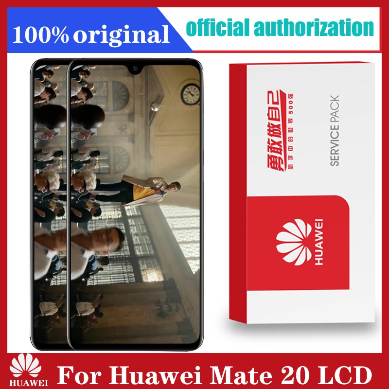 Оригинальный дисплей 6 53 дюйма с рамкой для замены Huawei Mate 20 ЖК сенсорным экраном и дигитайзером в сборе Mate20 HMA