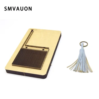 

SMVAUON Leather Cutting Die DIY Tassels Steel Rule Die Cut Key ring Classical Bag Pendant Cellphone Strap Dies For Scrapbooking