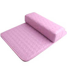 Hand Rests Washable Manicure Care Salon Pad Holder Arm Nail Art Cushioned Leather Rectangle Sponge Tool