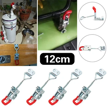 

4Pcs Adjustable Toolbox Case Metal Toggle Latch Catch Clasps Furniture Hardware Supplies Hasps