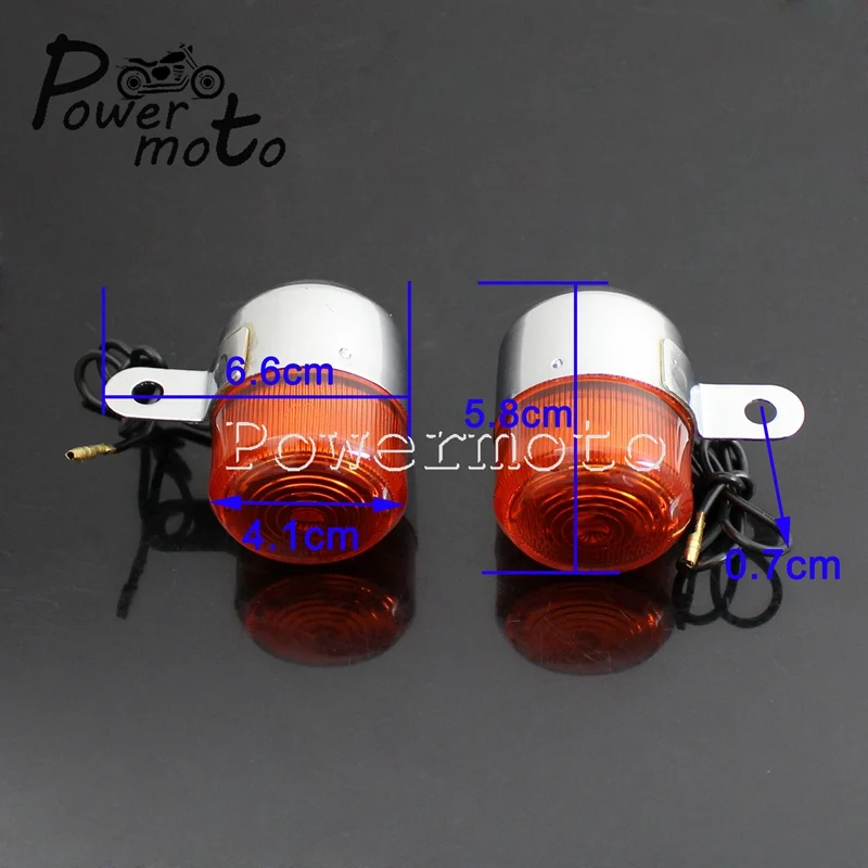 Sinal de Luz de Seta Dianteira e Traseira Unidades para Racer de Café Lâmpada para Honda Indicador Blinker Tail st ct Z50 70 125cc 4 Dax 12 Computers & Electronics