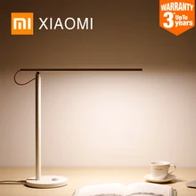 XIAOMI MIJIA Mi светодиодный настольный светильник, умные настольные лампы, лампа для учебы, для чтения, офисный Настольный светильник, портативный складной прикроватный Ночной светильник, управление с помощью приложения