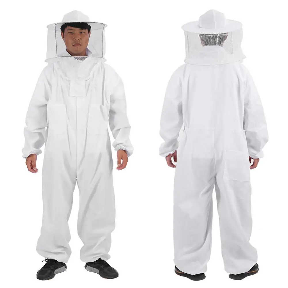 Cotton Beekeepers Bee Suit Professional Full Body Bee Remover Gloves Hat Clothes Jaket Protective Suit Beekeeping Equipment beekeeping suit beekeeping clothing beekeeping gloves