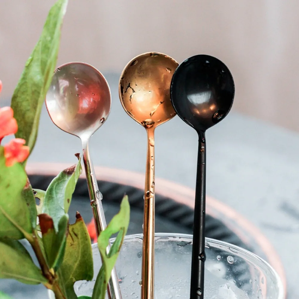 Portuguese Tableware Household Items 304 Stainless Steel Stirring Spoon Ice Scoop
