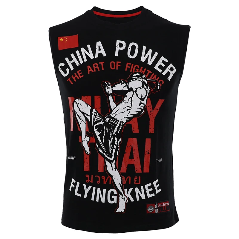 Power Muay Thai MMA с короткими рукавами боксерская рубашка Jiu Jitsu Джерси Фитнес Wushu Sanda Competition shirsmma Fightwear