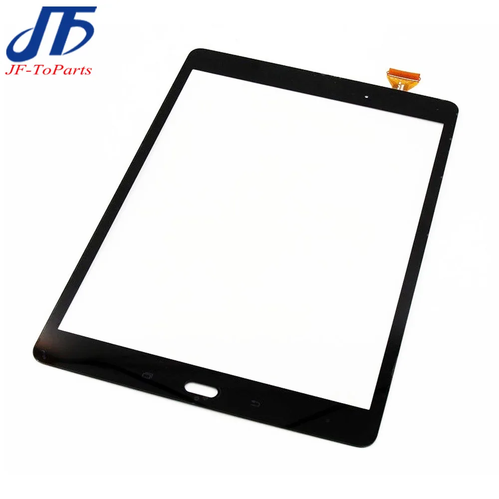 10 шт. T550 замена сенсорной панели для Samsung Galaxy Tab A 9," T550 T551 T555 сенсорный экран дигитайзер стеклянная линза белый черный