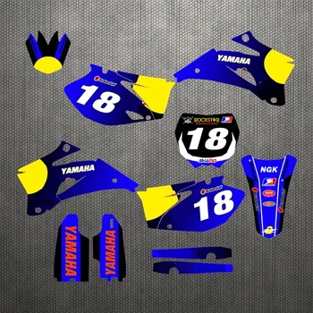 

Motorcycle stickers custom complete tool graphics background decal sticker quantity luster for the team YZF250 450 WR250F 450F 0