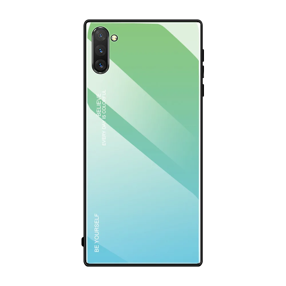 Цвет чехол для samsung Galaxy S10 S10e A9 A7 A8 A6 плюс A7 A5 J8 J4 J6 плюс S9 S8 Plus Note 8 9 S закаленное Стекло крышка - Цвет: 3