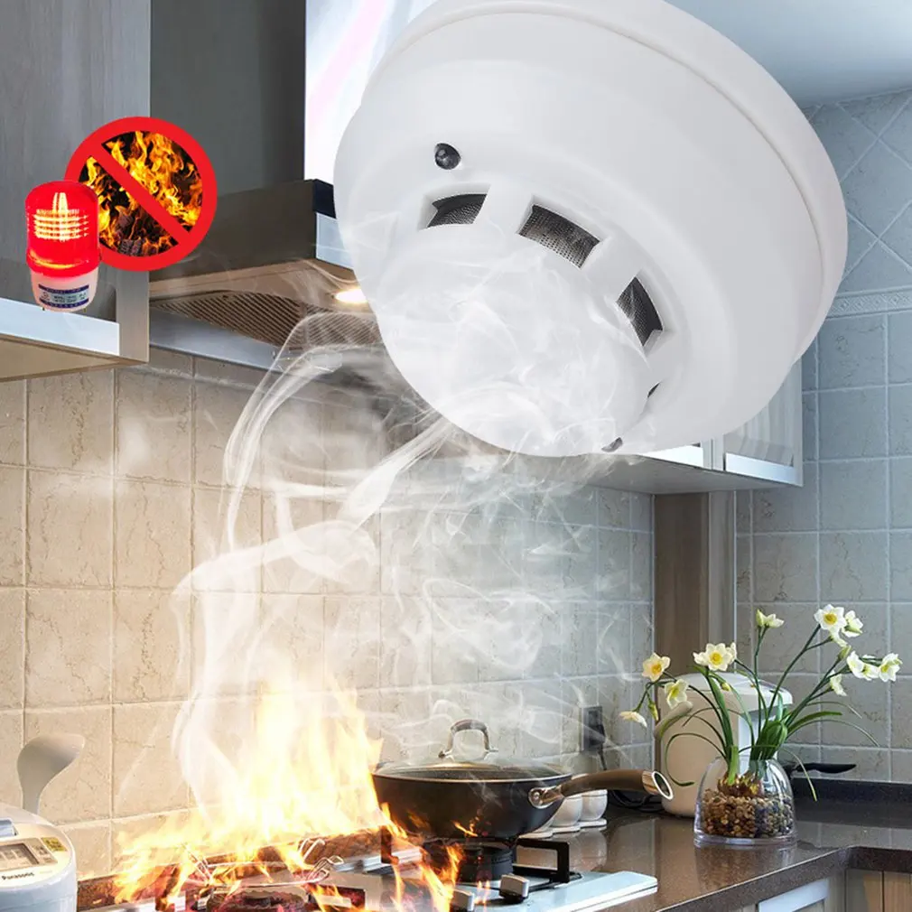 

Smoke Detector 4-wire Networking Photoelectric Fire Smoke Alarm with Photoelectric Sensor Acj718n