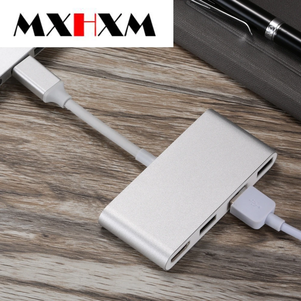 Type-to-hdmi конвертер 4в1 type-C HD Многофункциональный hub3.0 четырехкратное соединение