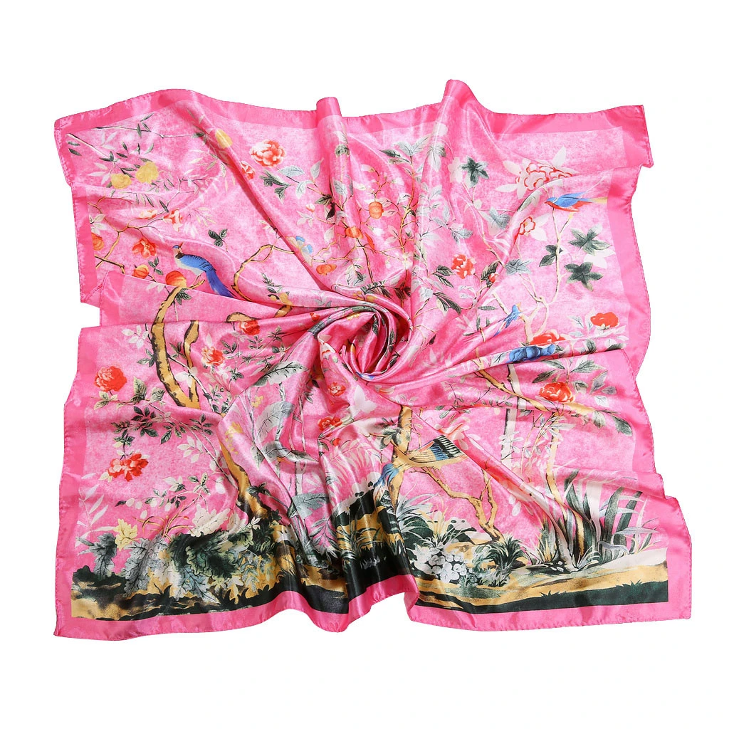 2019 Scarves For Women Hot Sale Print Flower Scarves Wrap Sunscreen Beach Cover Up Long Hijab Polyester Cape Female 919