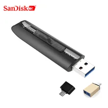 Sandisk Флешка 128 Гб 64 гб высокая скорость до 200 м USB флэш-накопитель 64 128 ГБ флеш-накопитель 3,1 USB флешка диск на ключе памяти для телефона