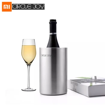 

Xiaomi Smart Home Use Circle Joy Stainless Steel Double Ice Bucket Efficient Insulation Mini Ice Bucket For Red Wine No Ice Cube
