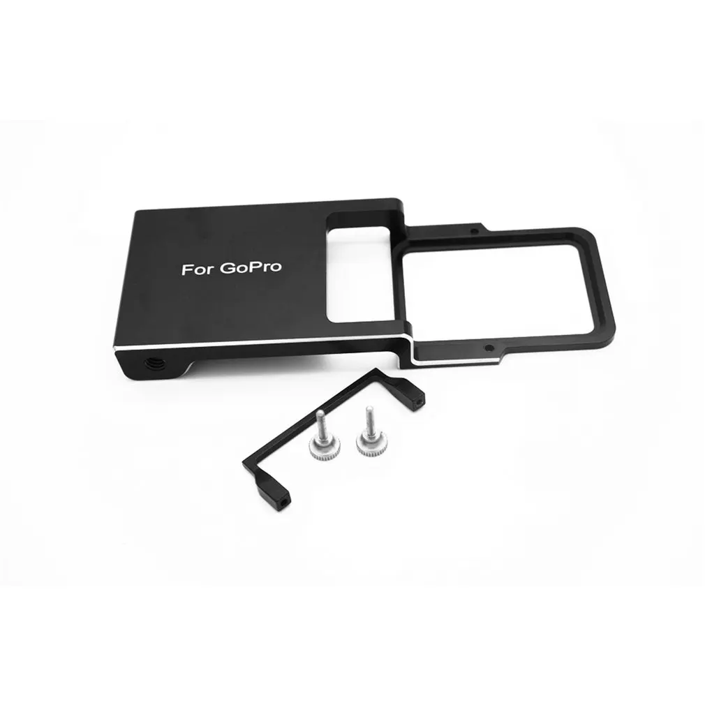 Mobile Phone Tripod Clip Alluminium Alloy Black Stand Holder Stabilizer Clamp with 1/4 Screw Hole Adapter for Amount |