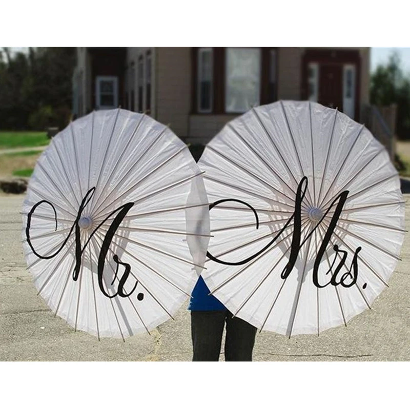 Parasol personalizado Mr y Mrs, paraguas accesorio foto de boda, anuncio de compromiso, regalo accesorio de decoración de boda| Paraguas| - AliExpress