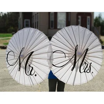 

Personalised Mr and Mrs Parasol, Wedding Photo Prop Umbrella, Engagement Announcement, anniversary gift, wedding decor Accessory