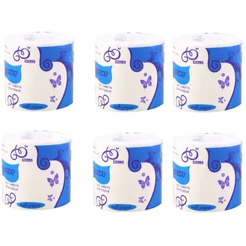 

10 Rolls Standard 3-ply Toilet Paper Bulk Rolls Bath Tissue Household Bathroom Soft Paper Towel