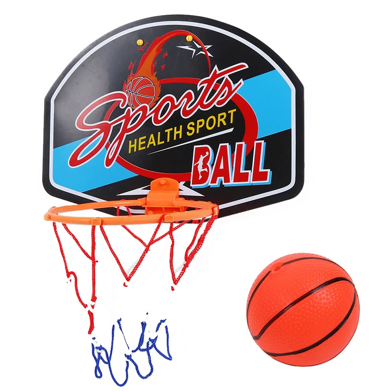 27*21 см пластиковая игрушка подборы Крытый Регулируемый подвесной баскетбольное кольцо для нетбола баскетбольная игрушка коробка баскетбольная мини-доска