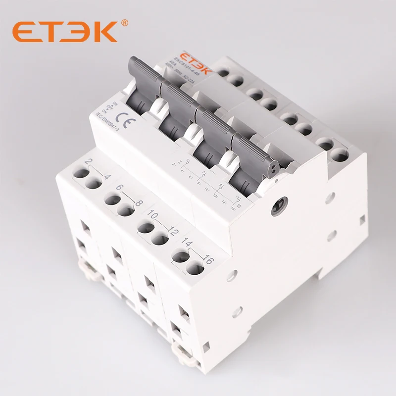 ETEK-Din  MTS    ȯ ġ,  ȯ ġ, ͷ ȸ ܱ, 1P 2P 4P 40A 230V EKCS101