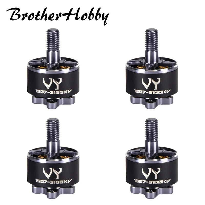 Бесщеточный двигатель Brotherhobby VY 1507 3100KV 6S/4150KV 1/2/4 шт. для радиоуправляемого дрона FPV