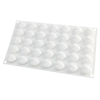 

Heart Shape Chocolate Kitchen Supplies Dessert Silicone Fondant Baking DIY Easy Clean Cake Mold Non Stick Decorating Ice Cream