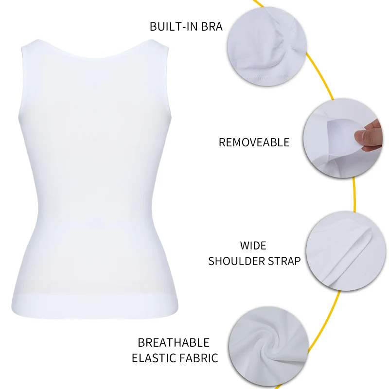 Корректирующее белье с подкладкой, компрессионный лифчик, утягивающий корсет для тела, утягивающий корсет для талии, тонкий жилет