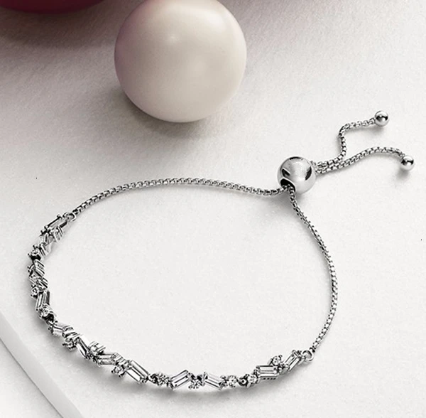 Silver Fashion Bracelet 925, exquisite female Boho Bijoux